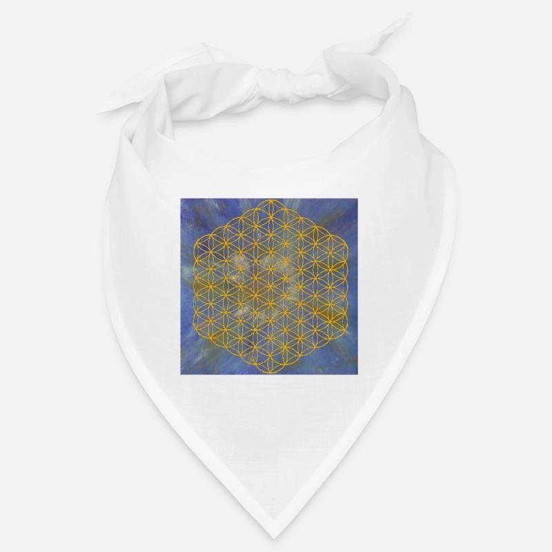 Blume des Lebens - 5. Dimension "Erzengel Michael" Bandana