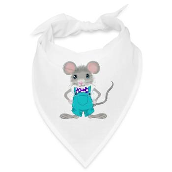Niedliche und elegante - Bandana - Weiß - Vorne