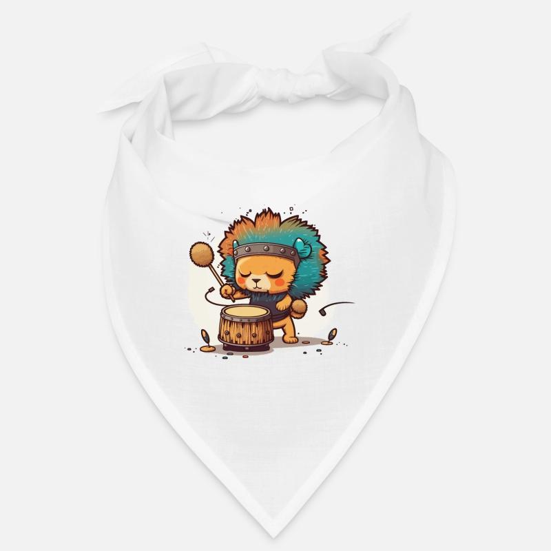 Batteur Lion Bandana