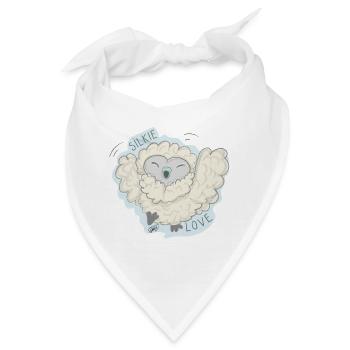 Lioba Seidenhuhn, Hurra - Bandana - Weiß - Vorne