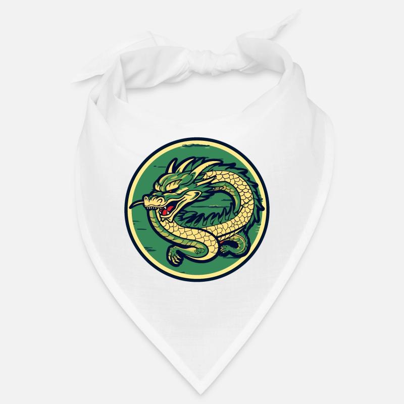 Dragon Crest Circle Patch Bandana