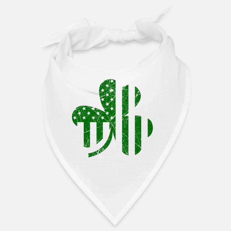 Trèfle drapeau américain Bandana