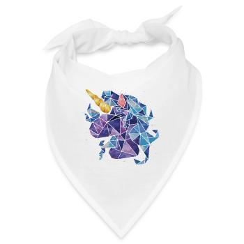 Einhorn Luna Chibi Kind - Bandana - Weiß - Vorne
