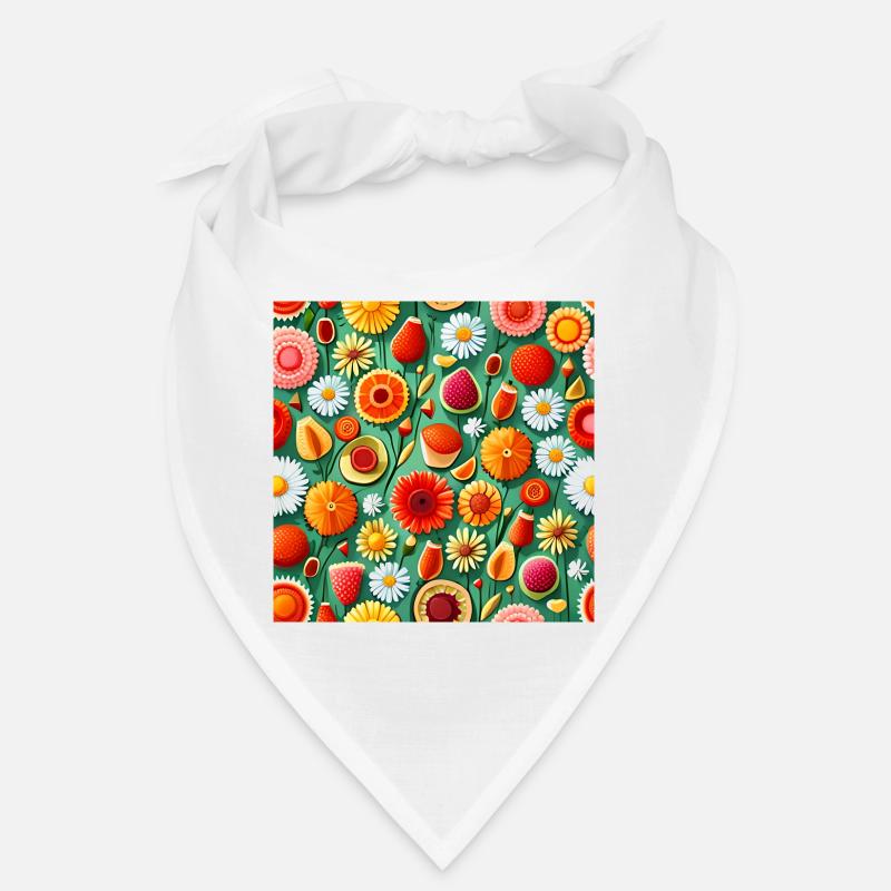 Summer Floral Pattern Bandana