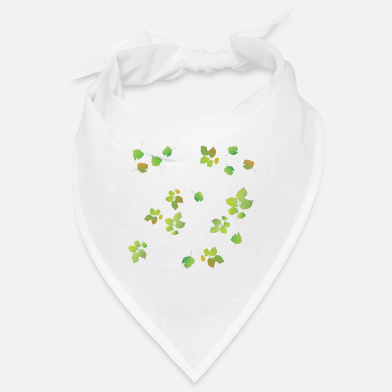 Spring Leaves Pattern Bandana