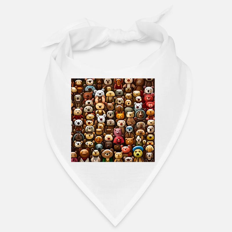 Cuddly Teddy Bears Pattern Bandana