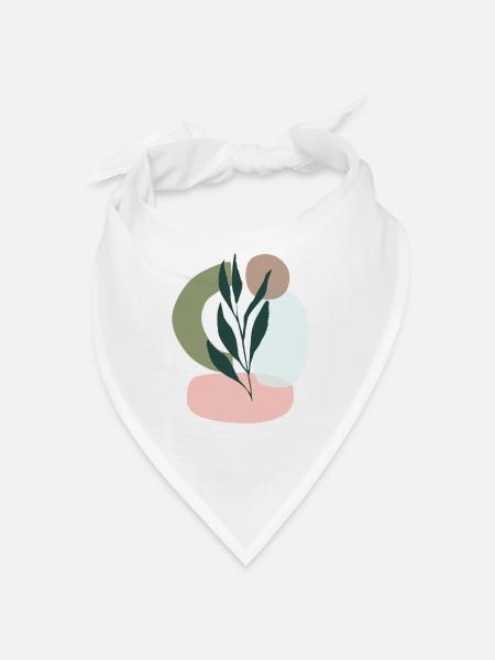 Minimalistic Boho Style - Bandana - Weiß - Vorne