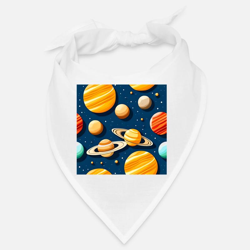 Freaky Solar System Pattern Bandana