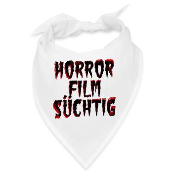 Kino Nacht Movies Filme Cineast Statement Serien - Bandana - Weiß - Vorne