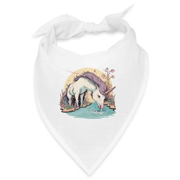 Ätherische Erfrischung - Bandana - Weiß - Vorne