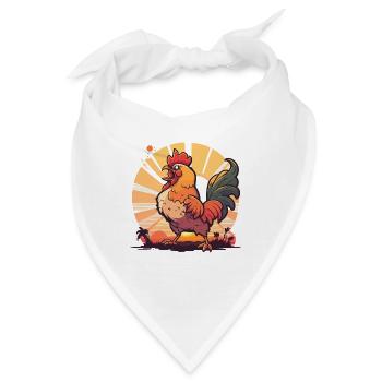 Frühaufsteher - Bandana - Weiß - Vorne
