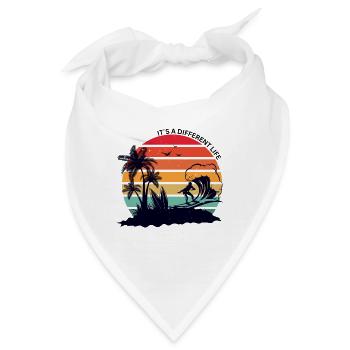 Malibu Sommer - Bandana - Weiß - Vorne