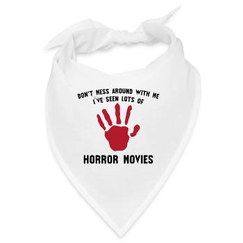 Movies Statement Cineast Film Schauen Filmabend - Bandana - Weiß - Vorne