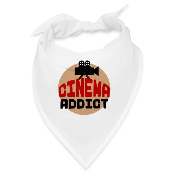 Movies Statement Filme Kamera Kino Dvd Abend - Bandana - Weiß - Vorne