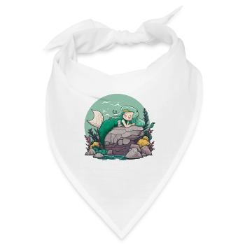 Die Sirene der Ozeane - Bandana - Weiß - Vorne