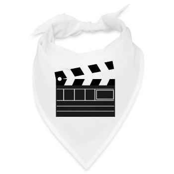 Filme Theater Streaming Movies Kamera Movie Night - Bandana - Weiß - Vorne