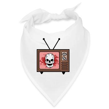 Movies Kino Theater Streaming Statement Kinoabend - Bandana - Weiß - Vorne