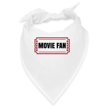 Filme Kino Nacht Movies Spruch Streaming Theater - Bandana - Weiß - Vorne
