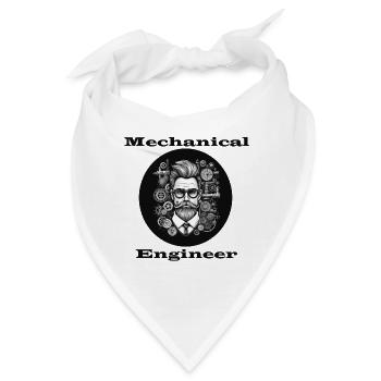 Mechanical Engineer - Bandana - Weiß - Vorne