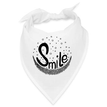 Smile - Bandana - Weiß - Vorne