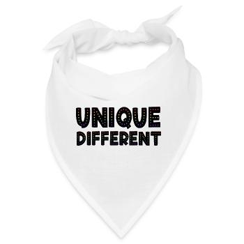 UNIQUE DIFFERENT - Bandana - Weiß - Vorne
