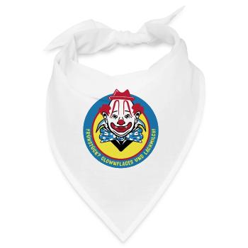 Clown Design - Bandana - Weiß - Vorne