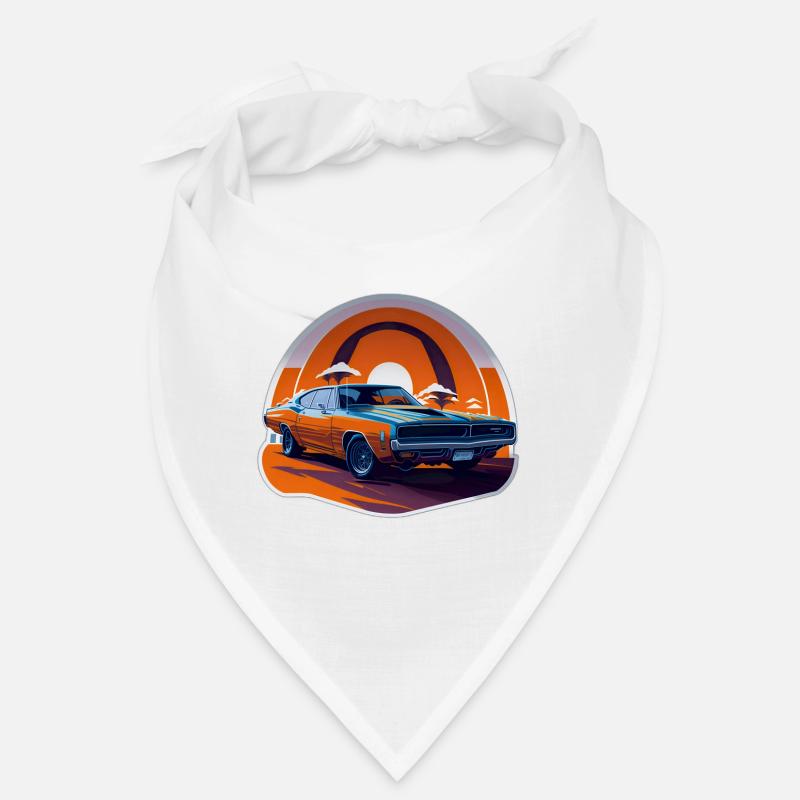Retro-Donner - Bandana - Weiß