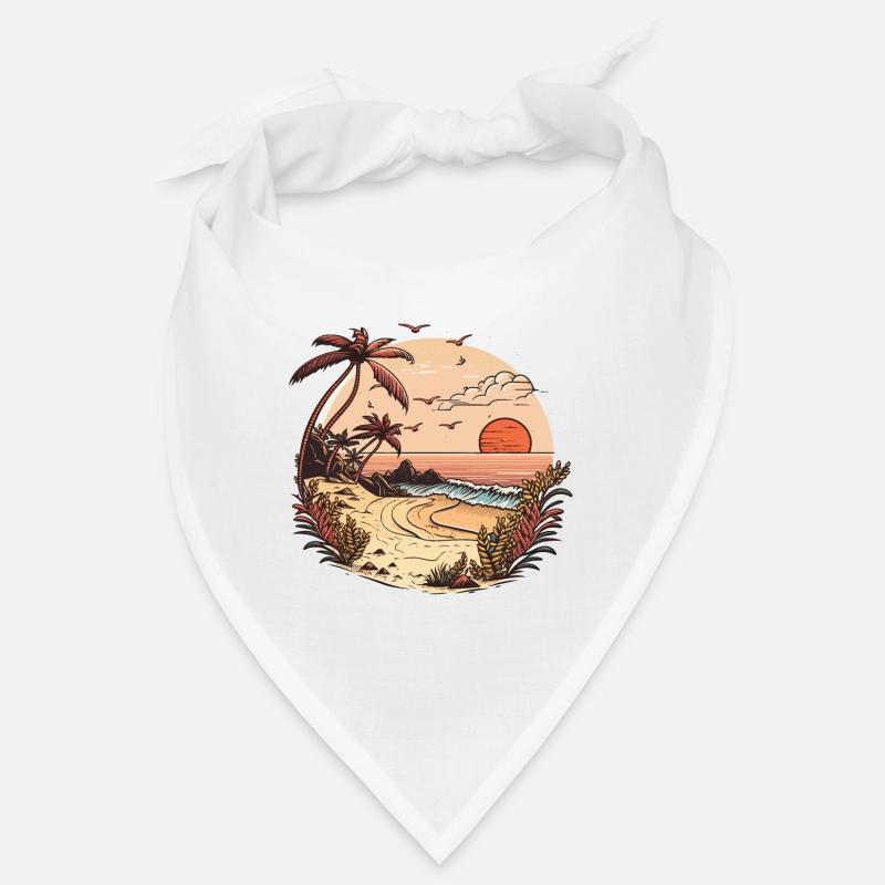 Coucher de soleil sur la plage Bandana