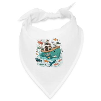 Sail Away: Abenteuer im Ozean - Bandana - Weiß - Vorne