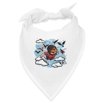 Sky High: Fallschirmspringen-Abenteuer - Bandana - Weiß - Vorne