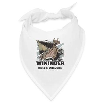 Wikinger Seefahrt Design - Bandana - Weiß - Vorne