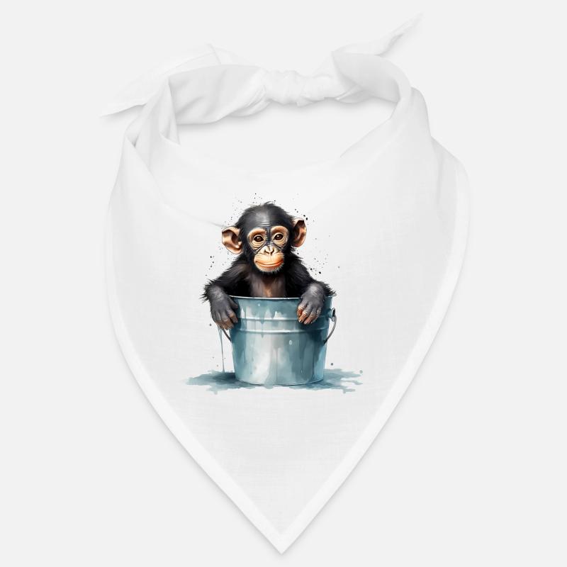 Monkey seeks cooling Bandana