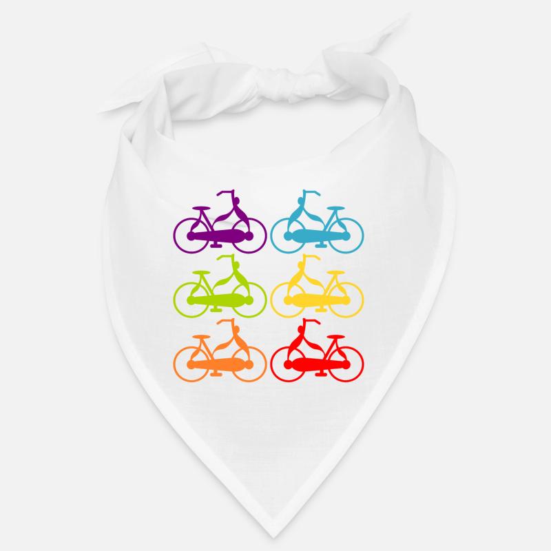 Regenbogen Fahrräder RADFAHRER Bandana