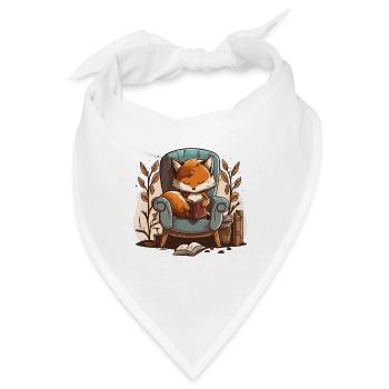 Foxy Reader - Bandana - Weiß - Vorne