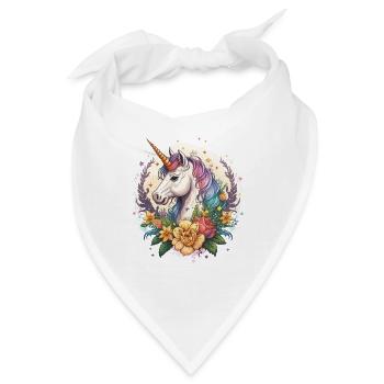 Magisches Einhorn - Bandana - Weiß - Vorne