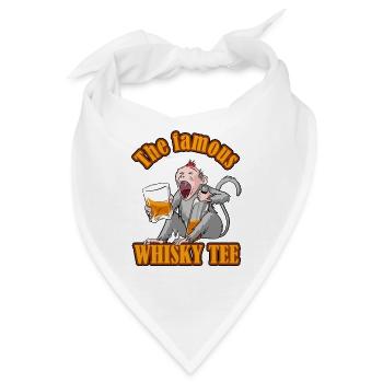 Das berühmte Whisky-Tee – Aper'Monkey Edition - Bandana - Weiß - Vorne