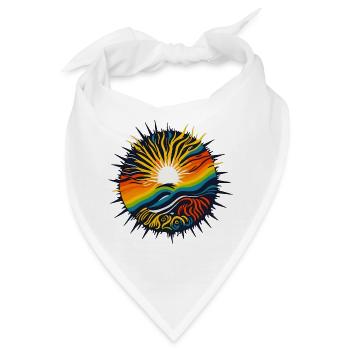 positive Energie - Bandana - Weiß - Vorne