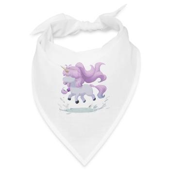 Wasserspaß mit Einhorn: Der Sprung ins Vergnügen - Bandana - Weiß - Vorne