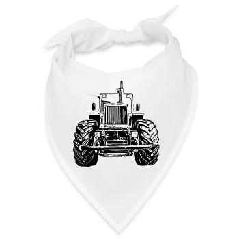 MB trac Front - Bandana - Weiß - Vorne