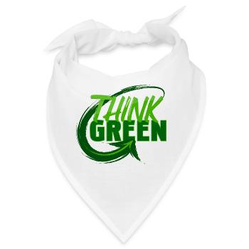 Umweltfreundlich Natur Mutter Erde Umwelt Spruch - Bandana - Weiß - Vorne