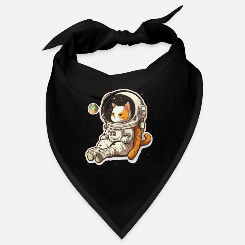 Feline Space Adventure Bandana