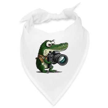 Schnappschuss Glückliches Reptil - Bandana - Weiß - Vorne