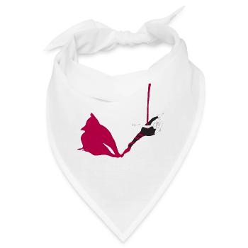Magenta Silks Luftakrobatik - Bandana - Weiß - Vorne