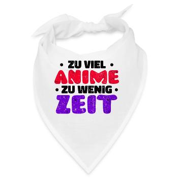 Japan Manga Anime Statement Comic Animation - Bandana - Weiß - Vorne