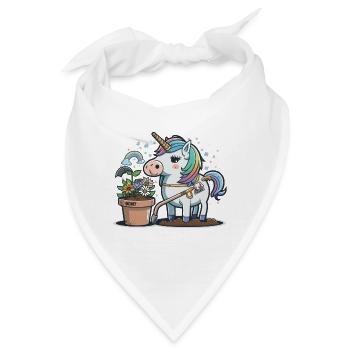 Magische Blüten - Bandana - Weiß - Vorne