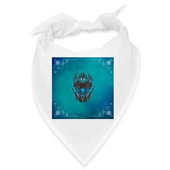 Tolle Cyberpunk Maske - Bandana - Weiß - Vorne