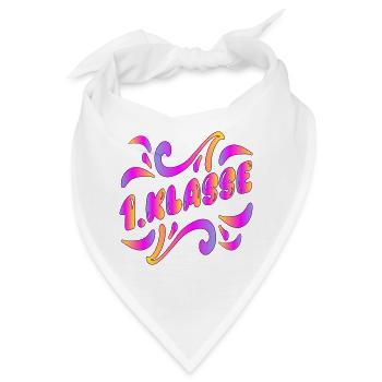 SCHULANFANG GRUNDSCHULE 1. KLASSE - Bandana - Weiß - Vorne