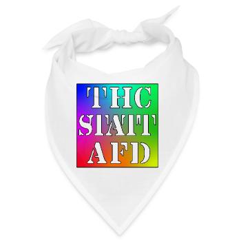 THC STATT AFD - Bandana - Weiß - Vorne