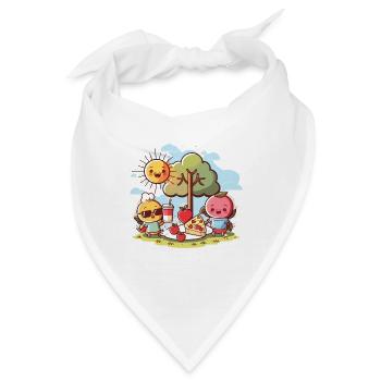 Korb der Freude - Bandana - Weiß - Vorne