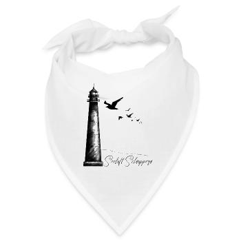Leuchtturm – Seeluft Schnuppern - Bandana - Weiß - Vorne